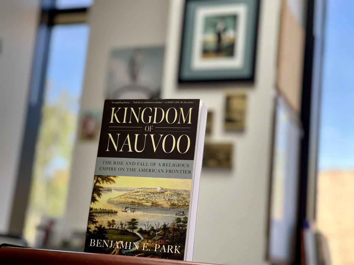 Benjamin Park (@benjaminepark) on Twitter photo It’s Monday, so let’s play a game:
Everyone who RT’s this enters a drawing for a free paperback copy of #KingdomOfNauvoo. It’s your chance to get what <a href="/NewYorker/">The New Yorker</a> called “compelling history,” & <a href="/WSJ/">The Wall Street Journal</a> described as “one of the grand, underappreciated sagas.”
Deadline tomorrow. It’s Monday, so let’s play a game:
Everyone who RT’s this enters a drawing for a free paperback copy of #KingdomOfNauvoo. It’s your chance to get what <a href="/NewYorker/">The New Yorker</a> called “compelling history,” & <a href="/WSJ/">The Wall Street Journal</a> described as “one of the grand, underappreciated sagas.”
Deadline tomorrow.