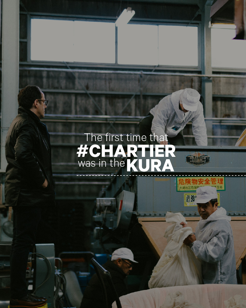 Tanaka1789's tweet photo. The first time that #Chartier was in the Kura, he was surprised to learn that the art of blending is not used in #Japan at all to improve the sake. He tried some blending experiments onsite, and the #Tanaka team was astonished at how his blends enhanced their sakes. https://t.co/XNc9v2rtZR