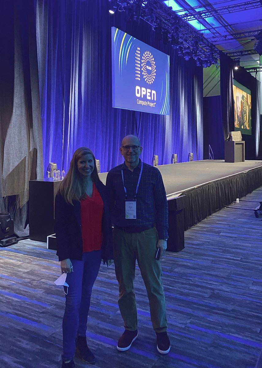 A behind the scenes look at the #OCP keynote rehearsals with <a href="/ZaneBall/">Zane Ball</a>. Can't wait to take the stage tomorrow at the #OCPSummit21 to share about OCP's growth and strategy. <a href="/OpenComputePrj/">Open Compute Project</a>
