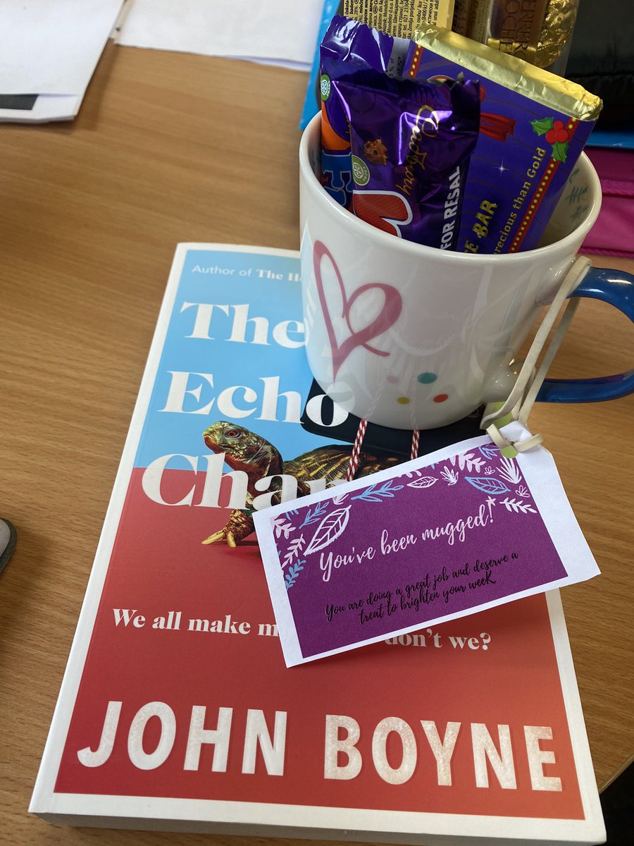 DunleavyMs's tweet photo. A lovely start to the week. Thank you this really brightened my day. I was delighted to be mugged! 😂 @MartinaDonnell6 @rgorey27  @MargaretMcDaid1 @FingalCC https://t.co/3IcYPNRBBo