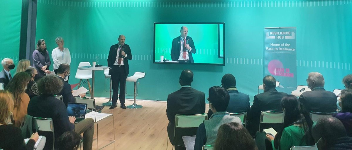 PhilipRBarton's tweet image. At #COP26, it has been a privilege to see global progress to support vulnerable communities to adapt to #ClimateChange. But more action is needed.
 
At Adaptation, Loss and Damage Day, I discussed how the UK's work will save lives, protect livelihoods and reduce suffering.