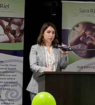 Sarariel1's tweet photo. Sara Riel’s Celebrate 150 event, included speakers and recognition of the founder and first Executive Director, Sister Jean Ell one of Manitoba’s 150 Women Trailblazers. @cathycox, @compassion1844, @caissepopclare, #NellieMcClungFoundation, #MB150 https://t.co/n8uaFhuYVF