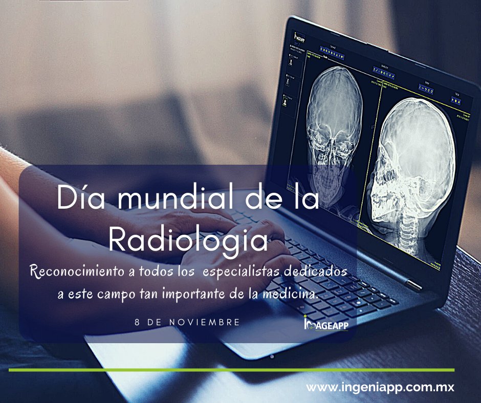 IngeniappC's tweet photo. A todos los que ejercen esta hermosa profesión, Feliz día!🧐

#8noviembre #Radiología #ConmemoracionRX https://t.co/ag4OJvYuRA