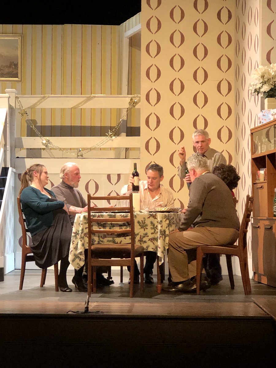 A sneak preview of ⁦<a href="/IrvingStageCo/">Irving Stage Company</a>⁩ #SeasonsGreetings ⁦<a href="/TheatreRoyalBSE/">Theatre Royal Bury St Edmunds</a>⁩ #BuryStEdmunds this evening - if you haven’t got tickets, you should - highly entertaining!