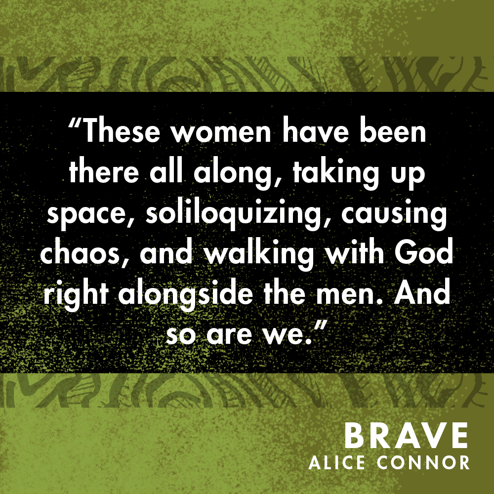 Women are essential to the biblical story. In Brave, Alice Connor invites us to learn more about the named and unnamed women in the Bible and see them not as a player in a man’s story but as brave foremothers of the faith. 
@PastorAlice bit.ly/3BOACmR
