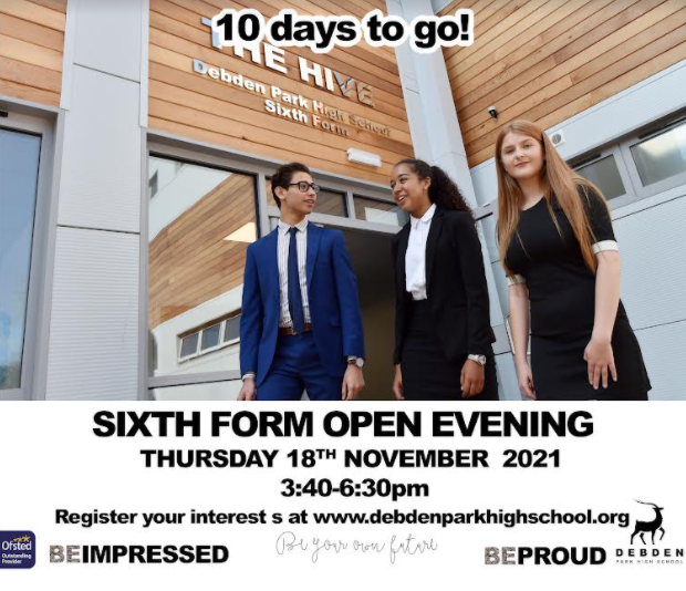 dphs's tweet photo. 10 days to go until our Sixth form open evening. Come and join us from 3.40pm - 6.30pm in our purpose built Sixth form building, The Hive.
Register your interest and book in a time slot to visit at https://t.co/OVyBPkfjiS
#BEimpressed
#BEproud
#BEyourownfuture https://t.co/hMUxEj0B4g
