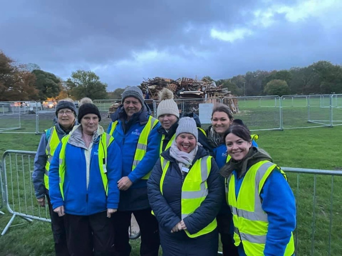 One reason I enjoy my job is getting to meet our fantastic fundraisers &amp; volunteers who help make amazing things happen <a href="/ELHT_NHS/">East Lancashire Hospitals NHS Trust 💙</a>. 

Big thanks to our fab volunteers who braved the wind &amp; rain on Saturday to help make #Blackburn Charity Bonfire at Witton Park a huge success👏