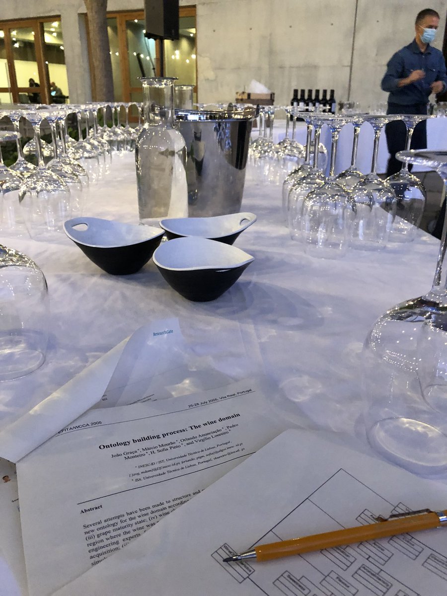 Day1 wrap-up a success….part 1 human experiencing wine. Tomorrow comes part 2 - we will discuss turning that into an ontology design pattern with FoodOn at table 16. Come join us #BioHackEU21 x <a href="/ELIXIREurope/">ELIXIR Europe</a> and @SciBite