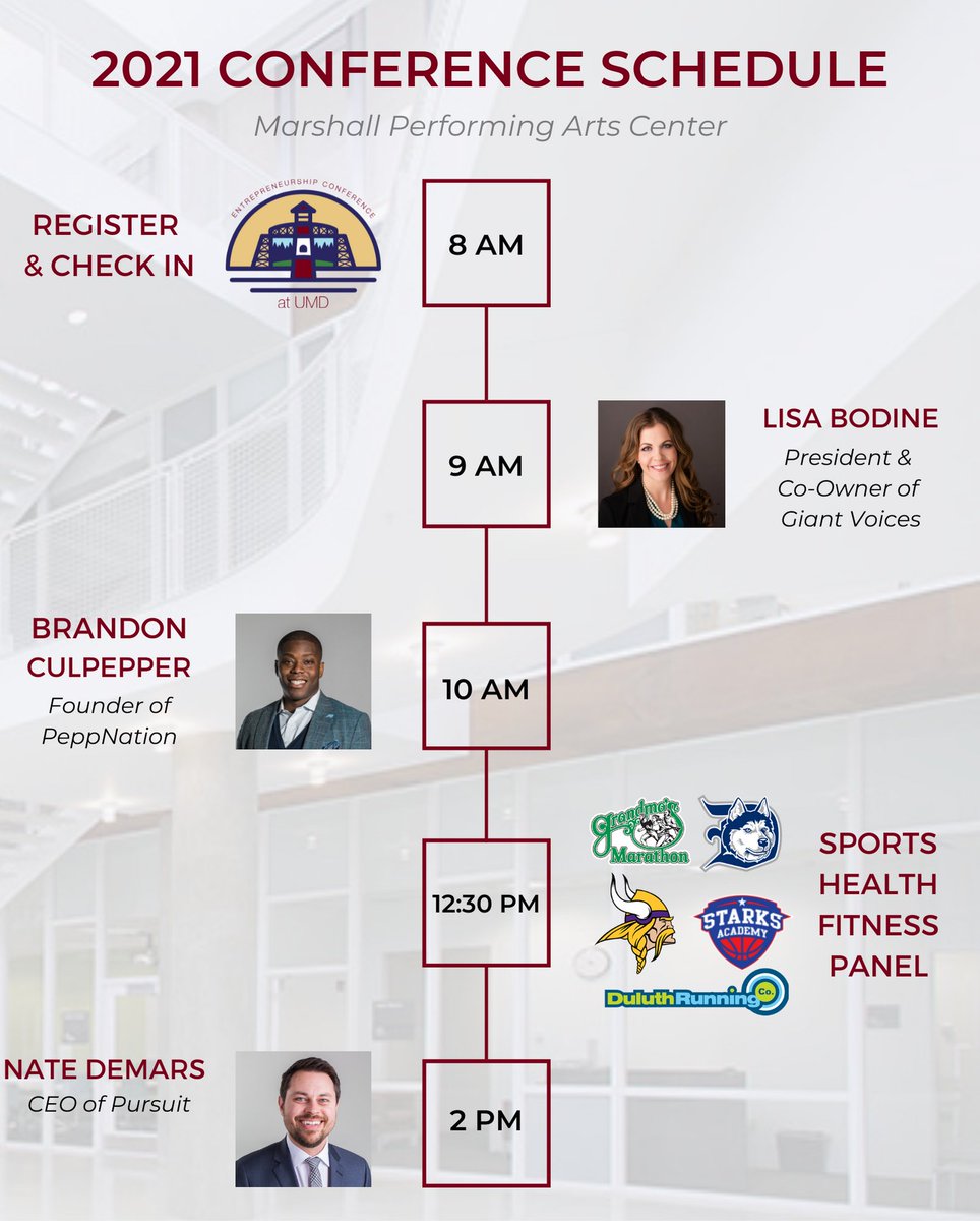 It's officially the week of the Entrepreneurship Conference! Community members, faculty and staff, students and more - JOIN US this Thursday at UMD's Marshall Performing Arts Center.

Register online at: lnkd.in/gMQysCjN

Learn more at: lsbeconference.com