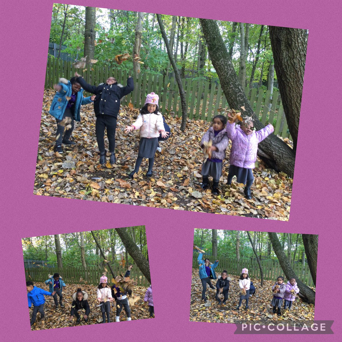 StMaryStBen's tweet photo. EYFS nursery fantastic fun with nature this afternoon #Autumn #Leaves #Explore #GrossMotor #OutdoorEnvironment #EYFs #OutDoorPlay #PlayingIsLearning https://t.co/RftNBBkOzP