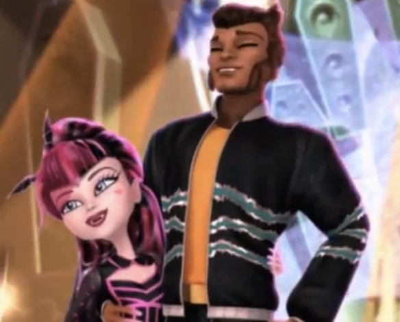 draculaura and clawd (monster high) are the bi4bi (hc) m/w couple of the day !