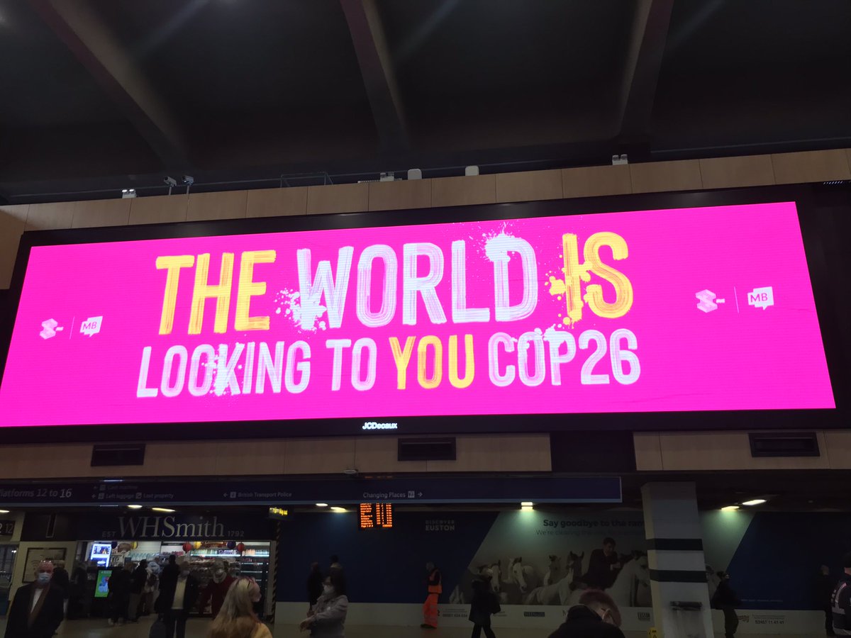Another fantastic train journey from <a href="/AvantiWestCoast/">Avanti West Coast</a> up to Glasgow. Can’t beat it. #COP26