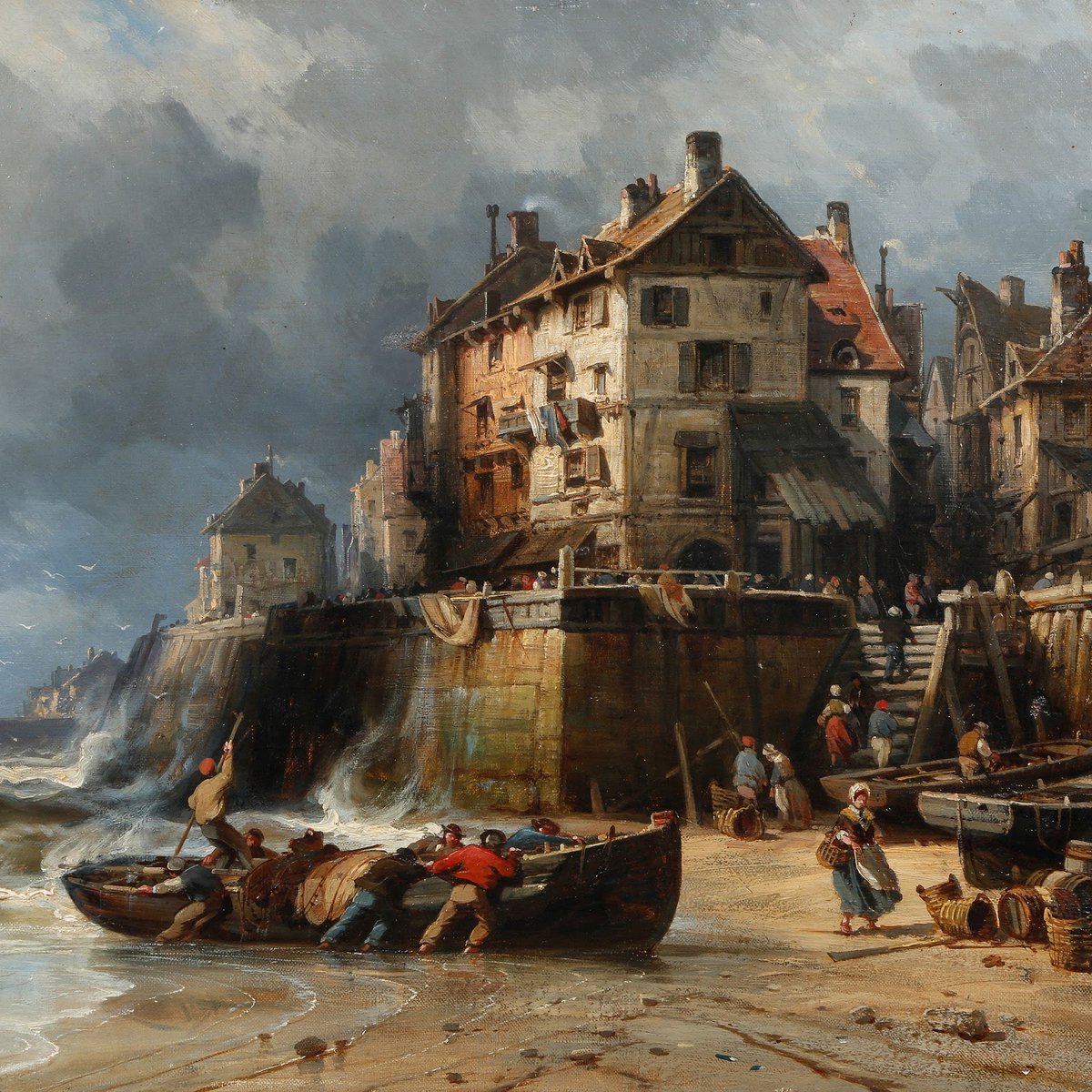 FedeItaliano76's tweet photo. Cityscapes by French painter Charles Euphrasie Kuwasseg (1838–1904) https://t.co/3wpcHW6UJD