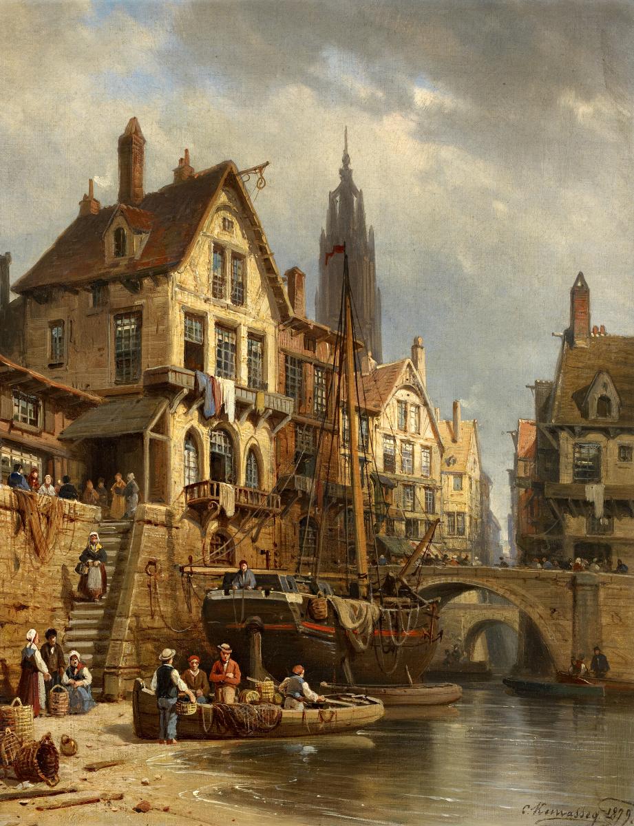 FedeItaliano76's tweet photo. Cityscapes by French painter Charles Euphrasie Kuwasseg (1838–1904) https://t.co/3wpcHW6UJD