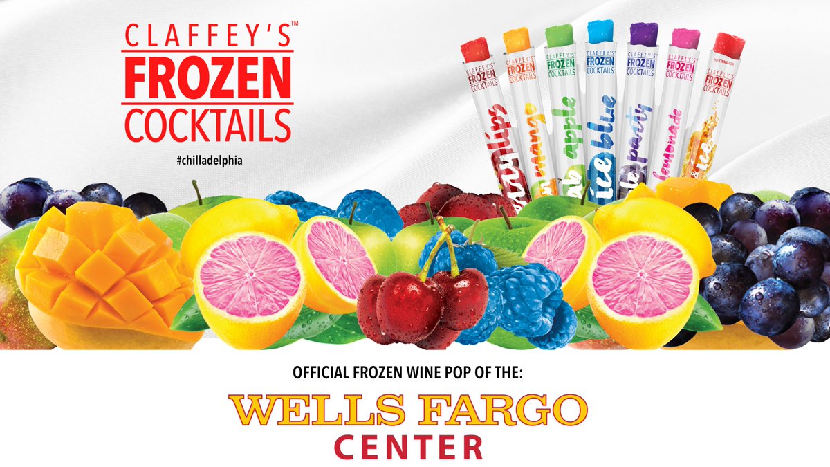 claffscocktails's tweet photo. #Claffeys #spikedfreezepops are now available at the bars @WellsFargoCtr in #Philly #boozypopsicles https://t.co/wB2ews2y23