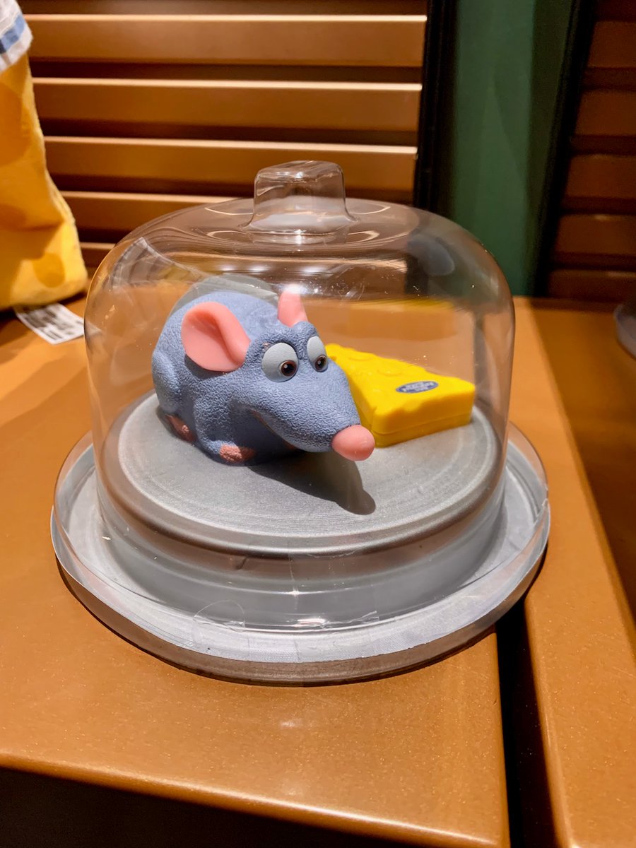 WDWEmptyNesters's tweet photo. Little toy Remy is just as adorable. Remy's Ratatouille Adventure. 
#WaltDisneyWorld #DisneyWorld #WDW #DisneyParks #Disney #DisneyTrip #DisneyFan #DisneyFun #Epcot #RemysRatatouilleAdventure #ChefRemy #Remy #Gusteaus #cheese #DisneyWorld50 #WDW50 https://t.co/X2nxmMwIX5