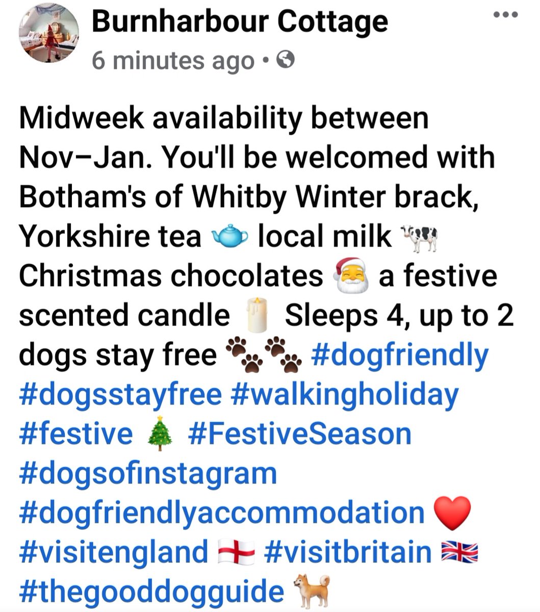 burnharbourcottage.uk #dogfriendly ❤ #dogfriendlyaccomodation 🐕 #DogsofTwittter 🐾 #DogsAreFamily #dogholidays #walkers #midweekbreaks #winterbreaks