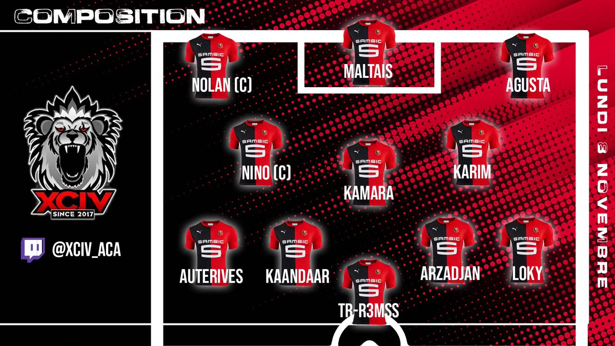 EsportXCIV's tweet photo. 🔴 MATCHDAY ⚫

@VPGFrance_ Ligue 1 

🆚️ @XIBellator_fr 
🆚️ @Absolut_eFoot 
🆚️ @eclezya_fifa

🏆 @eSportFA_FR Division 3
 
🆚️ @VOC_Academie 

📺 Rendez-vous dès 21h sur notre chaîne https://t.co/g0iuwkI08U https://t.co/8LjNtLf3bv