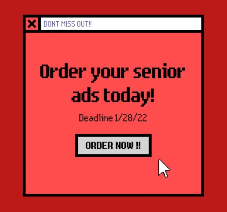 Steele_Press's tweet photo. Order your senior ads today!  The deadline is quickly approaching.  Get them by 1/28/22 at https://t.co/u9aMEUqRpz.

#steelestudentpress #jamesmsteeleearlycollegehighschool #sechs #steeleyearbook #jostens https://t.co/cce6VQM1h2