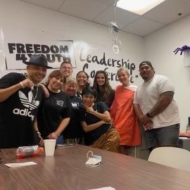 freedom4youth's tweet photo. The incredible Henry the Community Healer and his partner Christina stopped by our Center last week to give a very moving talk on their Trauma Through a Traumatized Perspective trainings! Henry's insight is invaluable and we are so grateful for his presence amongst our youth🖤⁠ https://t.co/VukmOmcxPJ