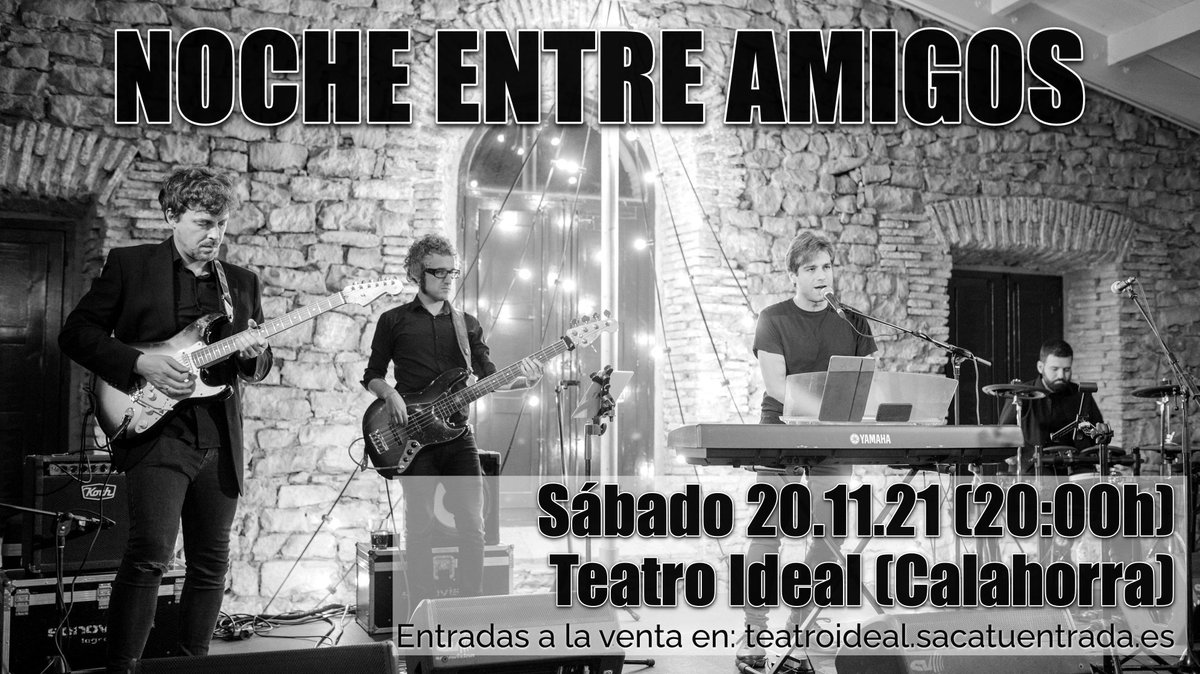 💣 ¡¡BOOOM!! 🚨

¡VOLVEMOS A LOS ESCENARIOS!

Sábado 20 de Noviembre, a las 20:00h, en el <a href="/Teatroideal/">Teatro Ideal</a> de Calahorra.

Entradas a la venta en teatroideal.sacatuentrada.es o los jueves de 12:00 a 14:00 en la taquilla del teatro. También dos horas antes del concierto. ¡Nos vemos!