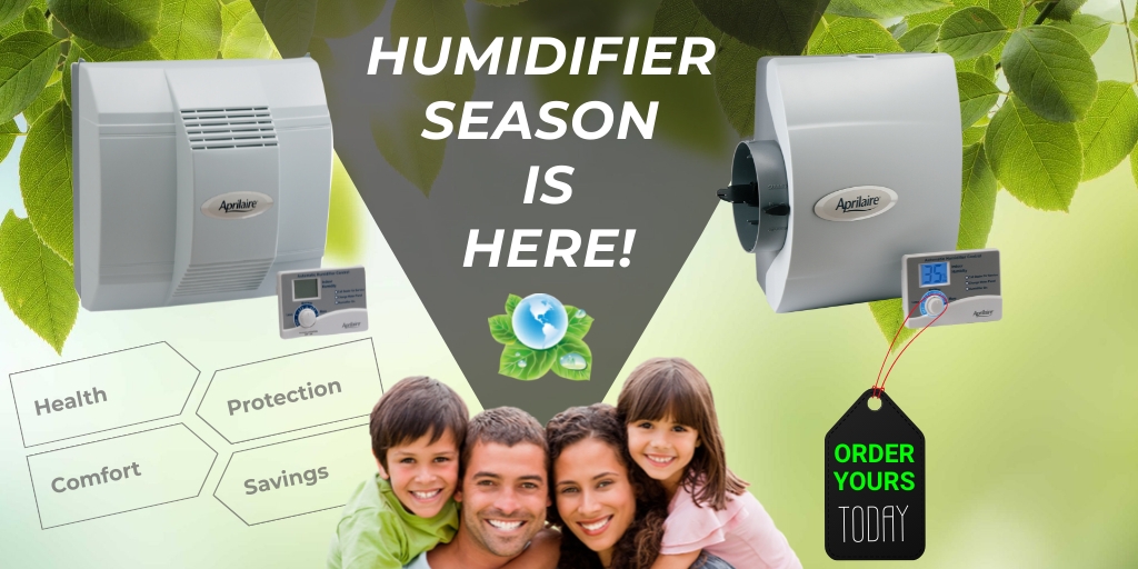 HannaberyInfo's tweet photo. Say Goodbye To Dry!
For health, comfort, protection and savings, make sure your home is properly humidified this heating season. For more information, click the link: https://t.co/QqJk35rgzF

#aprilaire #iaq #indoorair #indoorairquality #heating #heatingandair #heatingandcooling https://t.co/GDivR6Pgyf