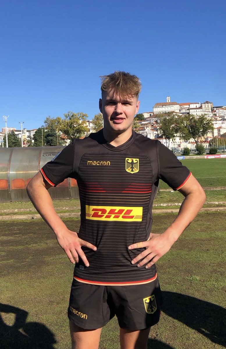 downhighrugby's tweet photo. 👏 A massive congratulations to former pupil, Jakob Cross, who been selected for Germany U20s and is currently representing them at the European Rugby U20 championships in Portugal this week 🇩🇪 https://t.co/v09RF1ceVQ