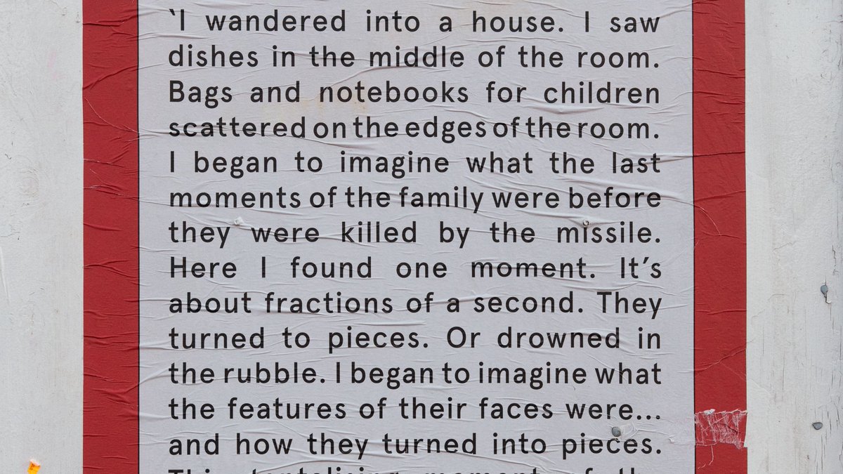 humanprojectart's tweet photo. Haunting words from someone who has truly seen it all 🕊️@thiyazen9

#LettersfromYemen #YemenCantWait #peace #activism #streetart https://t.co/ya4P9ntweg