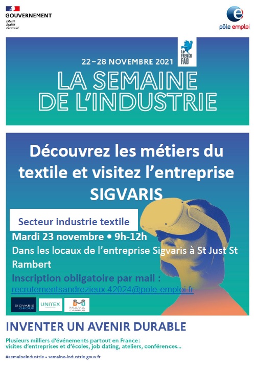 crivier42's tweet photo. #AvecPoleEmploi #AndrezieuxBoutheon #TousMobilisés #Recrutement #Domex #Industrie @sigvarisgroupfr 
@desvaquet 
@GallCecile https://t.co/vTaE3LxHeQ