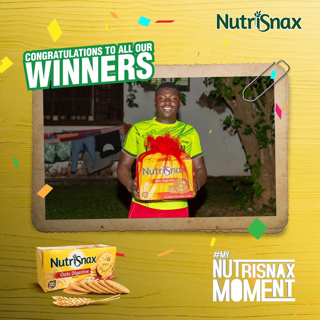 It’s a WIN WIN season!!! Well done to the third  batch of winners of the #MyNutrisnaxMoment campaign. Congrats to <a href="/achiaan/">nana achiaa</a> <a href="/Bernice/">Bernice</a> Diamond Offei @ Adansi Naba  <a href="/Kwaku/">kwaku</a> Minta Onyina