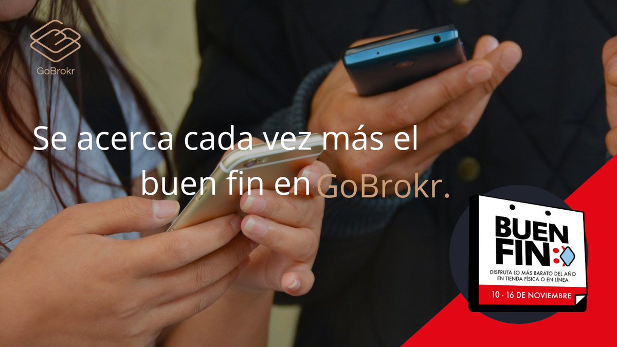 GoBrokr's tweet photo. Se acerca el buen fin en GoBrokr.🗓
''Con GoBrokr no busques, encuentra"📲
#BuenFin2021 #GoBrokr #Inmuebles #casa #membresías #oportunidad #app #bodega #confianza #Inmueble #servicios #terreno #departamento #GooglePlay #trabajo https://t.co/S348SVDKIO