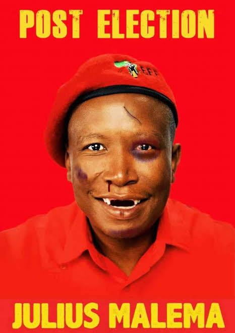 Mr_Handsome_ZA's tweet photo. Julius Malema must stepdown!!!
#EightWastedYears https://t.co/Vh7hsJuSdl