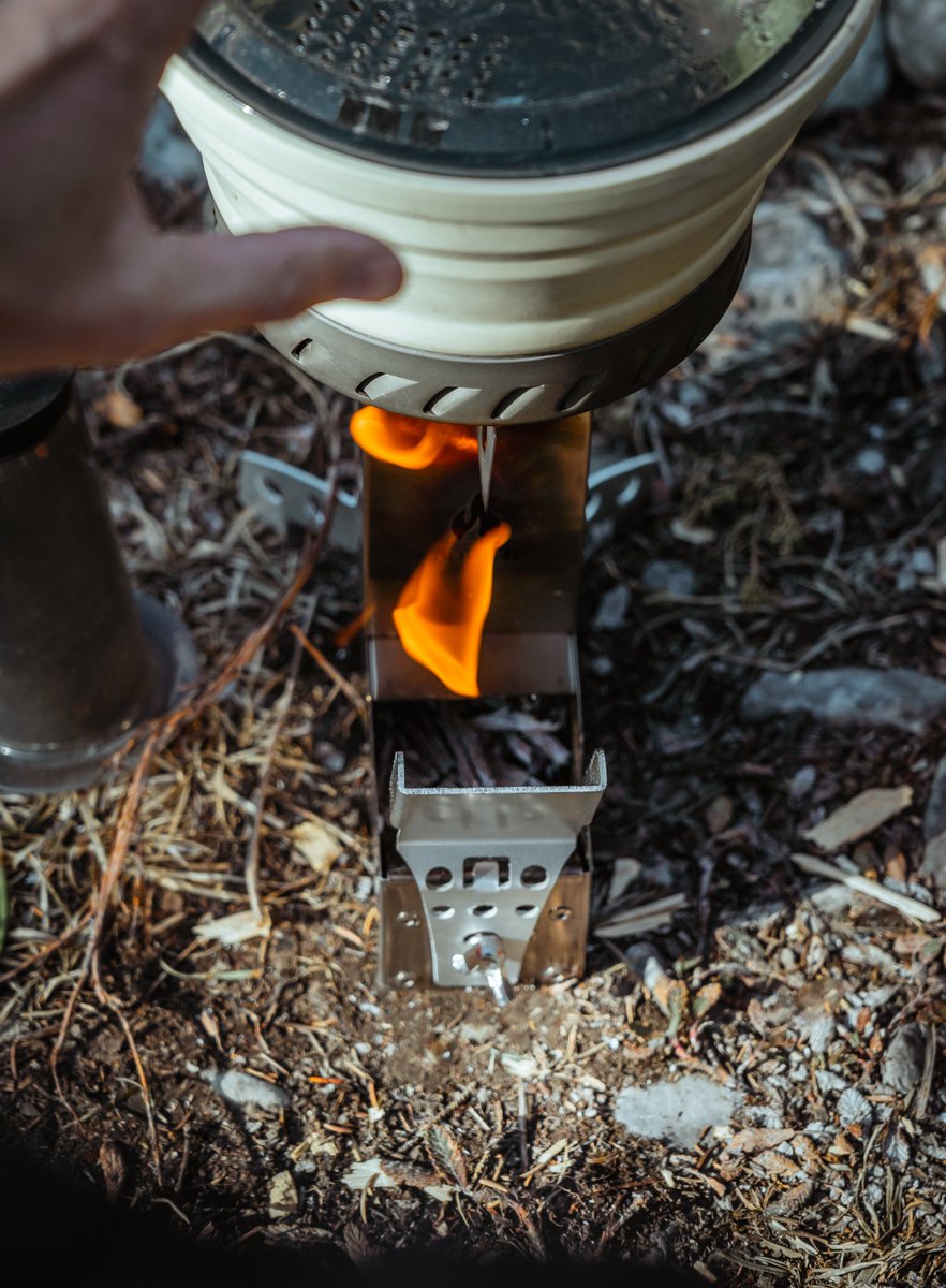 HotAshStove's tweet photo. When you need that #coffee break in the morning to start your trek you can rest assured knowing that your #HotAsh #RocketStove can get the job done!
Available in either a light weight #Titanium or durable #StainlessSteel both built to last a lifetime. Go here for more info🔥🔥🔥 https://t.co/0APJh4McS4