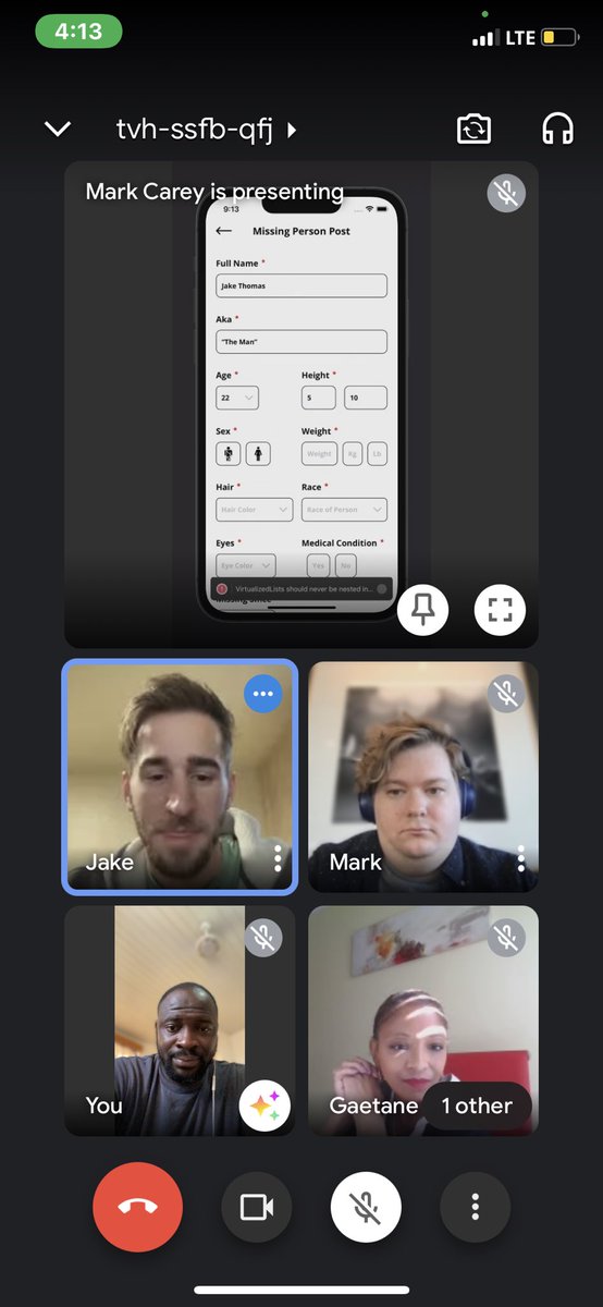 DeEyeApp's tweet photo. Great walkthrough of @DeEyeApp by our #Tech team. Making way for our demo presentation to our beta testers on November 18th. Gaetane Borders, Ed.S thanks for coming in for the demo.

#deeyeapp #deeye #humantrafficking  #childlabour #sextrafficking #app https://t.co/MW4eWlRU5o
