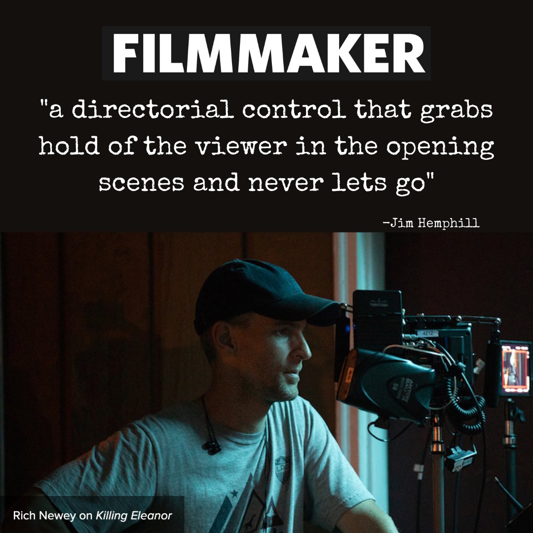 Stream #KillingEleanor today to take the ride that <a href="/JimmyHemphill/">Jim Hemphill</a> of <a href="/FilmmakerMag/">Filmmaker Magazine</a> says "grabs hold of the viewer in the opening scenes and never lets go"

geni.us/KillingEleanor