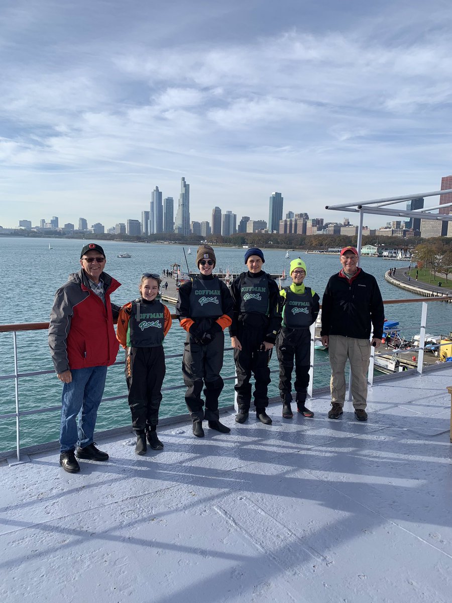 sjgrundei's tweet photo. Congrats to these Coffman sailors! Qualified for the Shepherd Championship in Chicago. They placed 8th overall. #coffman #rocks #highschoolsailing https://t.co/u9biK2Aj2U