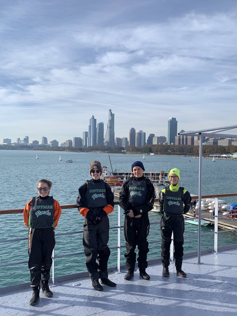 sjgrundei's tweet photo. Congrats to these Coffman sailors! Qualified for the Shepherd Championship in Chicago. They placed 8th overall. #coffman #rocks #highschoolsailing https://t.co/u9biK2Aj2U