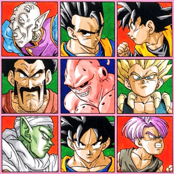 D. Ball Limit-F - O estiloso Gohan da saga Majin Boo por @zamorabab.