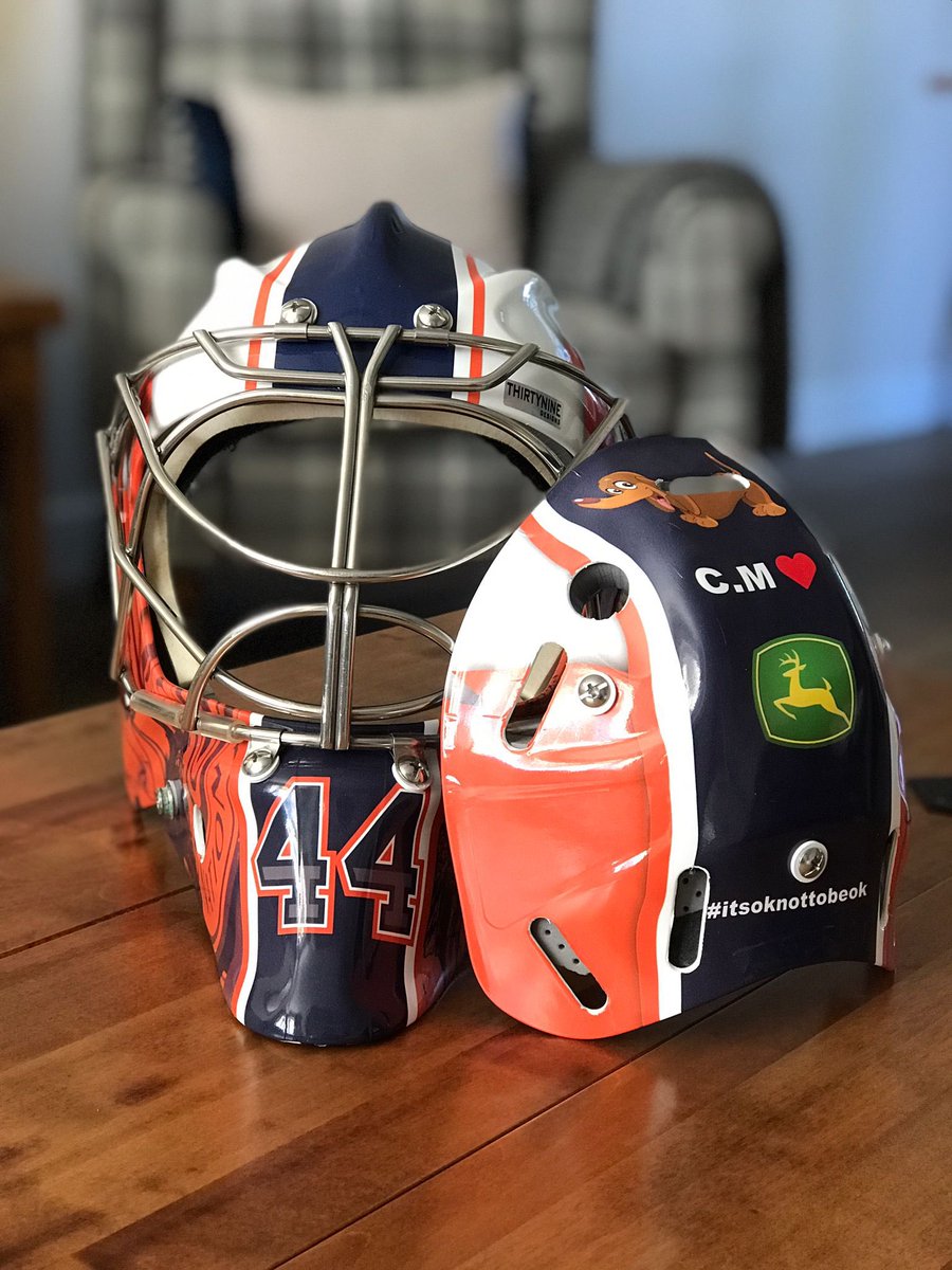 My new lid courtesy of @thirtyninedesign “highs and lows” with a tribute to my favourite sportsman <a href="/AP_McCoy/">AP McCoy</a> - 20 time champ jockey and over 4000 wins and multiple injuries a true competitor and champion in sport and example to us all!! 🏒🏇🏾