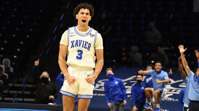 MaxFeldman6's tweet photo. My consolidated list of leaps to track on CBB Eve

Rondel Walker || OKSt
Colby Jones || XAV
Reece Beekman || UVA
T. Camara &amp; M. Amzil || Dayton
Ricky Council IV || Wichita St
Jonathan Davis || WIS
Jaron Pierre Jr || USM
Ty Berry || NU
Brandon Newman || PUR
AJ Staton-McCray || SAM https://t.co/ytaYdGbDEr