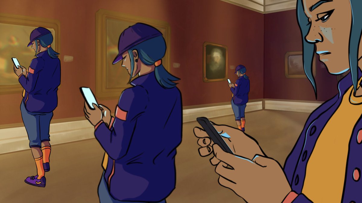 alchcraft's tweet photo. Making animated intro for the new game for #chgj (Cultural Heritage Game Jam) 🥳 I’m so hyped for this one! #gameart #digitalart https://t.co/QC8PqiZHRo