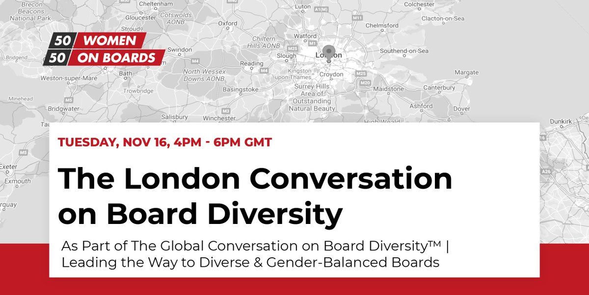 AlisonKayEY's tweet photo. Delighted to support the @5050WOB upcoming event on 16 Nov to discuss Leading the Way to Diverse and #GenderBalancedBoards
Use 50/50 WOB’s joining code CompLondon2 to register: https://t.co/OwLf4wBrtD
#BoardMatters #Diversity #gender #WomenOnBoards https://t.co/yHFQNTiWES