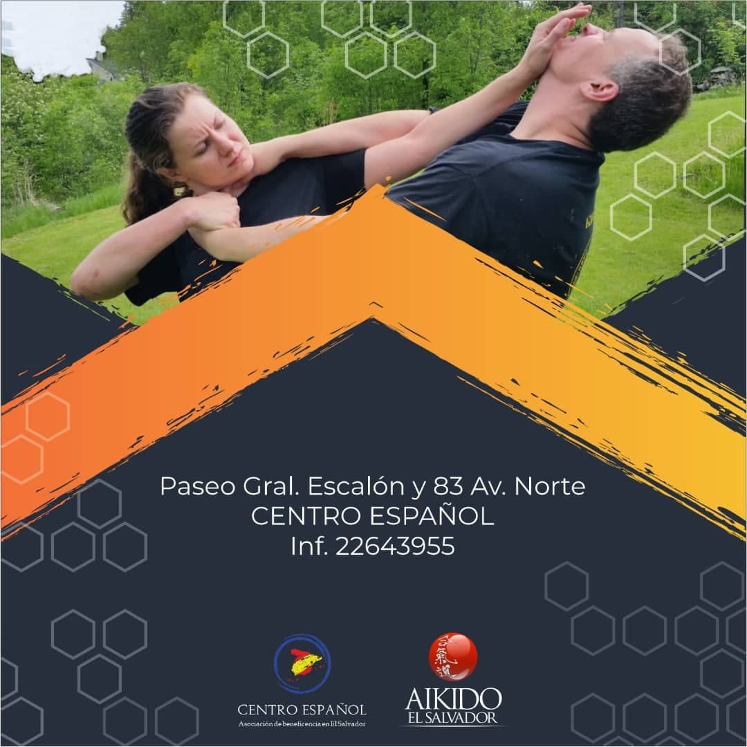 Aikidosv's tweet photo. Aprende los principios básicos de defensa personal basados en Aikido. Sencillas técnicas que te pueden salvar de alguna situación de apremio. Exclusivo para mujeres.
Sábados 13, 20 y 27 de noviembre. $40, socias del @centroespanolsv $25
#aikido #defensapersonal #mujer #mujeres https://t.co/oI9wgdUJvr