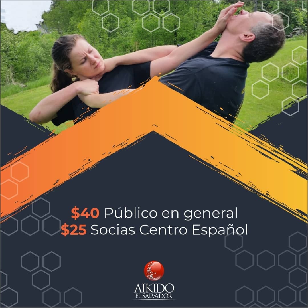 Aikidosv's tweet photo. Aprende los principios básicos de defensa personal basados en Aikido. Sencillas técnicas que te pueden salvar de alguna situación de apremio. Exclusivo para mujeres.
Sábados 13, 20 y 27 de noviembre. $40, socias del @centroespanolsv $25
#aikido #defensapersonal #mujer #mujeres https://t.co/oI9wgdUJvr
