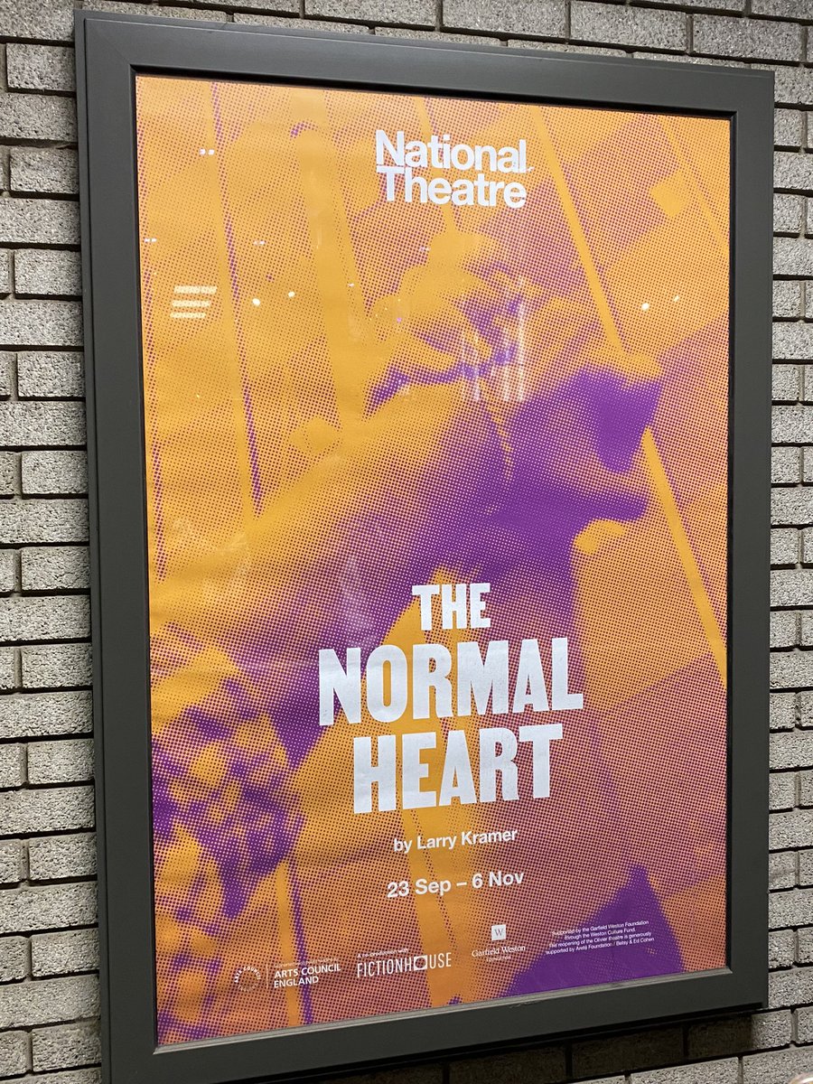 Cmcgpix's tweet photo. I’m just so happy to see these images on Twitter ; quite possibly my favorite use of one of my photographs! #nationaltheater #normalheart #LarryKramer https://t.co/Y204DSaa6I