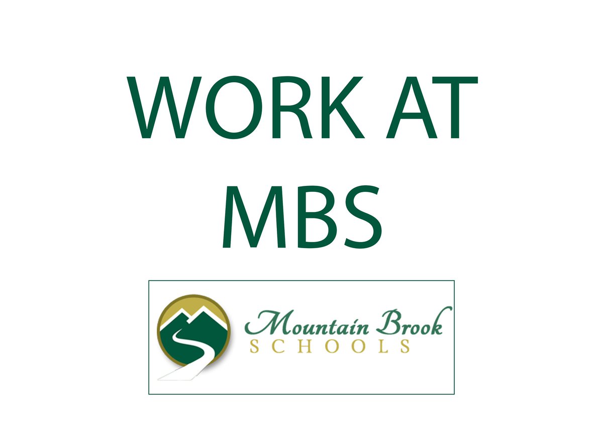 Job Opening:

We’re hiring an Extended Day Program Manager.

Details:
+ full benefits
+ competitive managerial salary
+ four hours a day, five days a week

More information:
🔗 mtnbrook.k12.al.us/site/default.a…