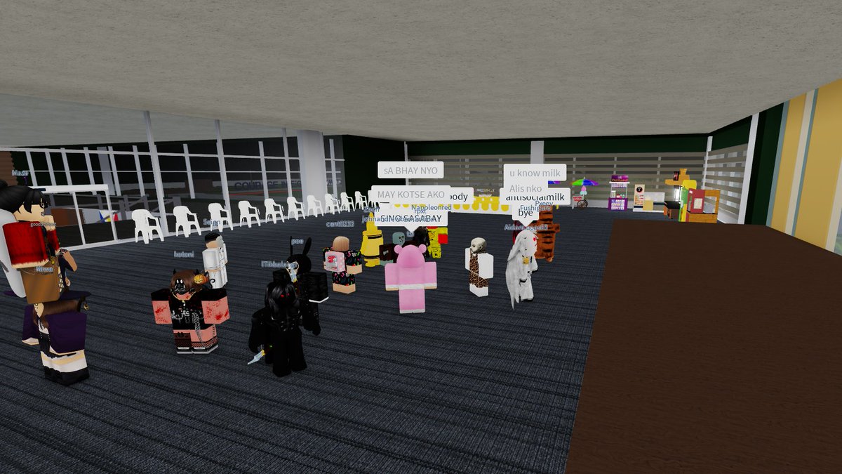 pmarblx's tweet photo. November 1, 2021, PHT. 

(1/2) PMA ROBLOX Halloween Party 2021! Due to roblox being down for a few days, the halloween party had been moved and for a short notice, a sum of 44 attendees throughout the event had come. Playing games, enhancing fellowship and had a blast! https://t.co/sBNTgqoqF9