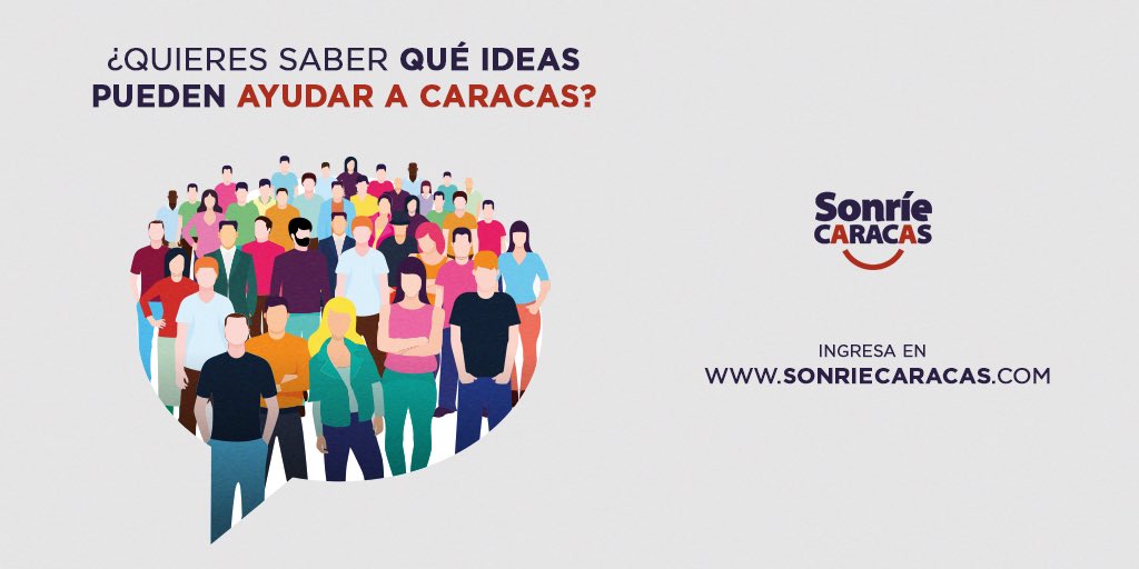 sonrieccs's tweet photo. Navega y valora las mejores ideas por una #Caracas inteligente, feliz, próspera y eficaz https://t.co/6xkx603hPl ¡No nos pierdan de vista!🙌🏼 #SonrieCaracas https://t.co/W1bkQwhZXl