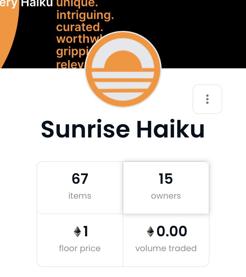 Sunrise Haiku 🌅 tweet media