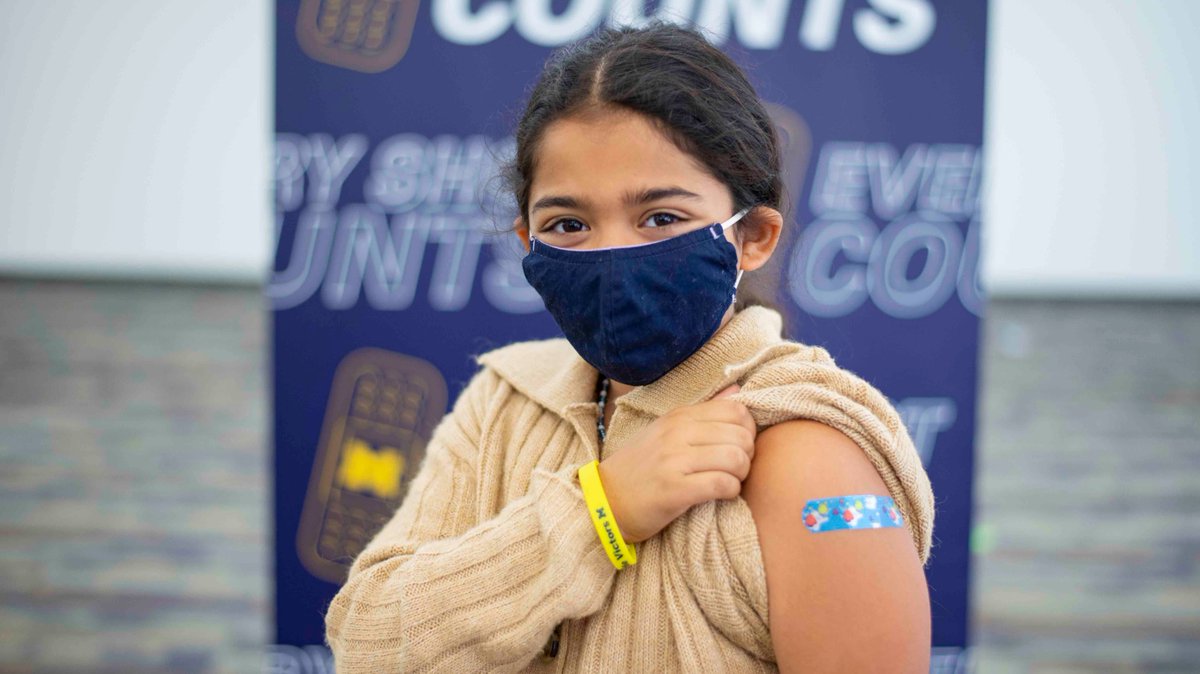 MottChildren's tweet photo. 🩹 💪 Hail to the #LittleVictors ages 5-11 who were the first to receive their #COVID-19 vaccines @umichmedicine! Learn more about how to schedule your child’s vaccine here: https://t.co/fyTrjd3BgJ https://t.co/zbhx3Xvuwo